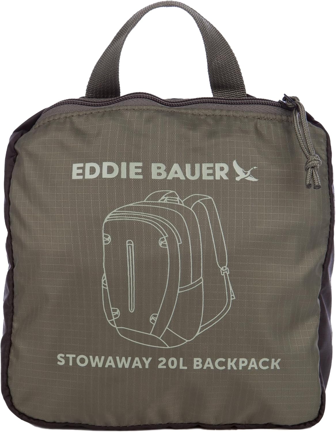 Stowaway Packable Backpack | Travel | Outdoor | Lightweight | Foldable | Durable | Ripstop Polyester | 30L - Dark Forest
