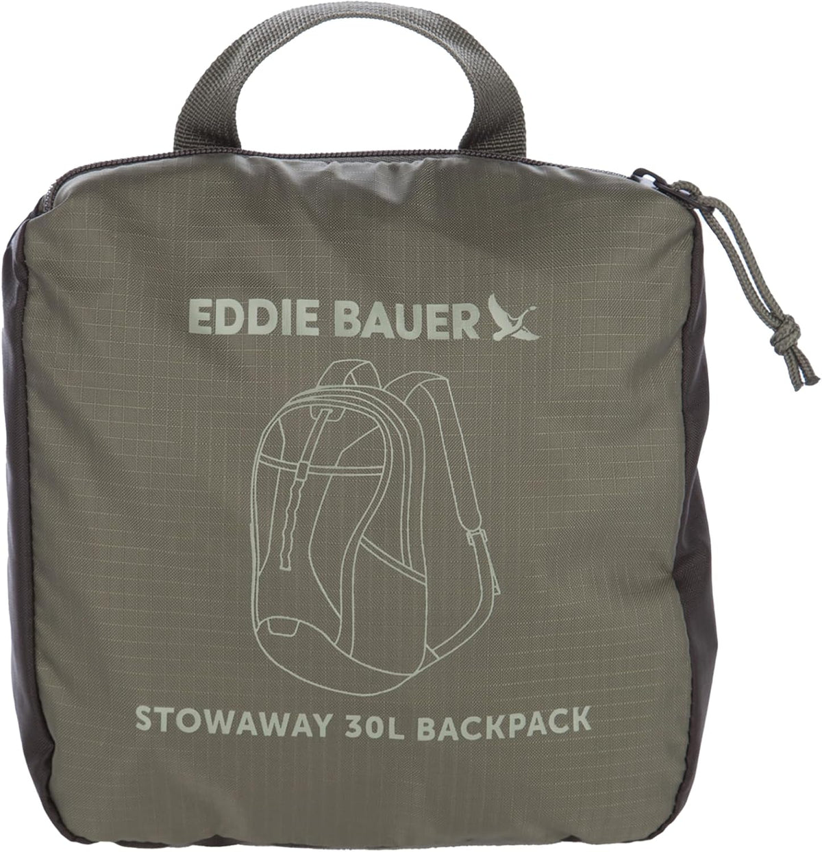 Stowaway Packable Backpack | Travel | Outdoor | Lightweight | Foldable | Durable | Ripstop Polyester | 30L - Dark Forest