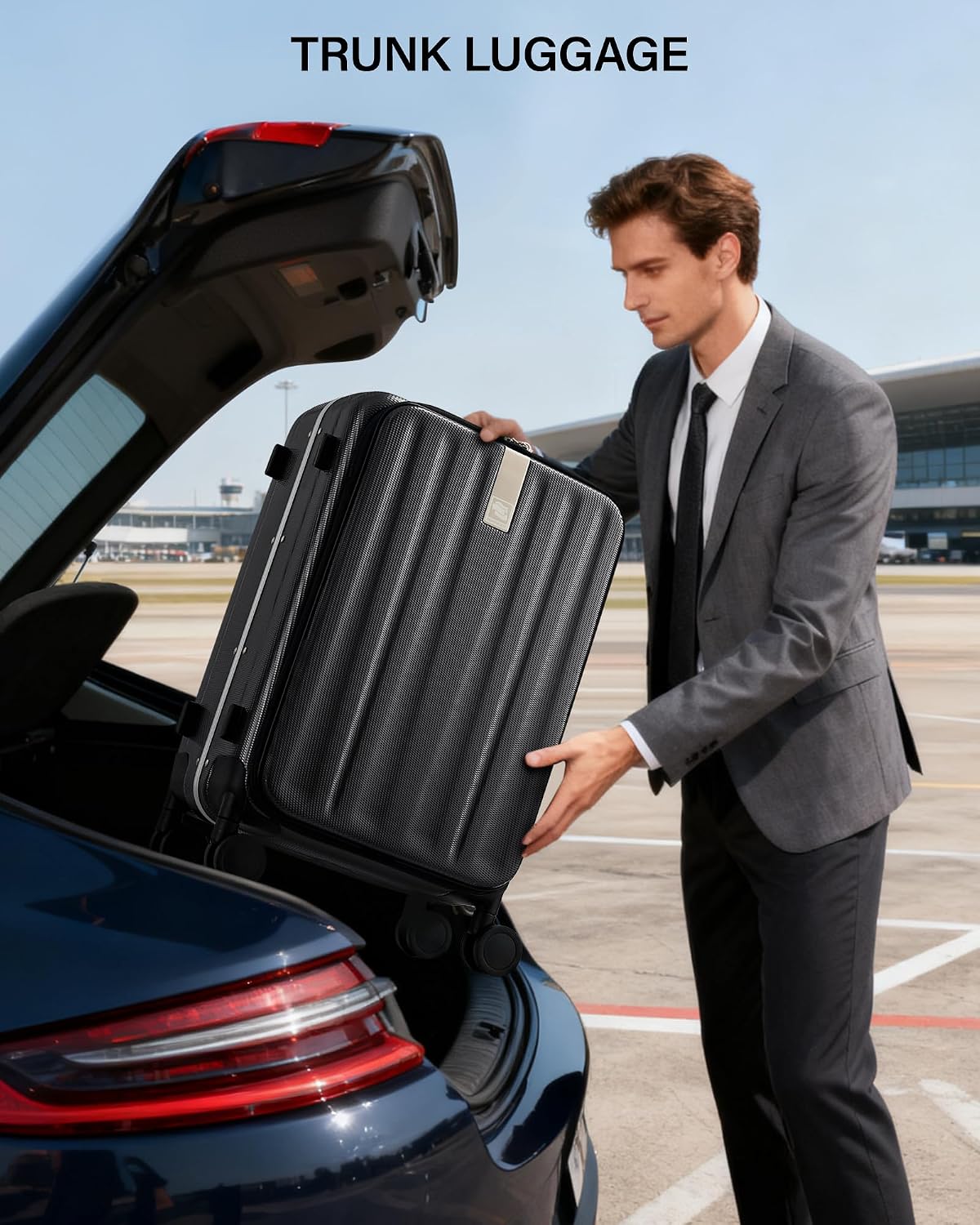 16 Inch Underseat Carry On Luggage with Wheels,Small Hard Shell Suitcases for Weekender,Top Opening Lightweight Travel Luggage Suitcase for Womem Men,Ivory White.