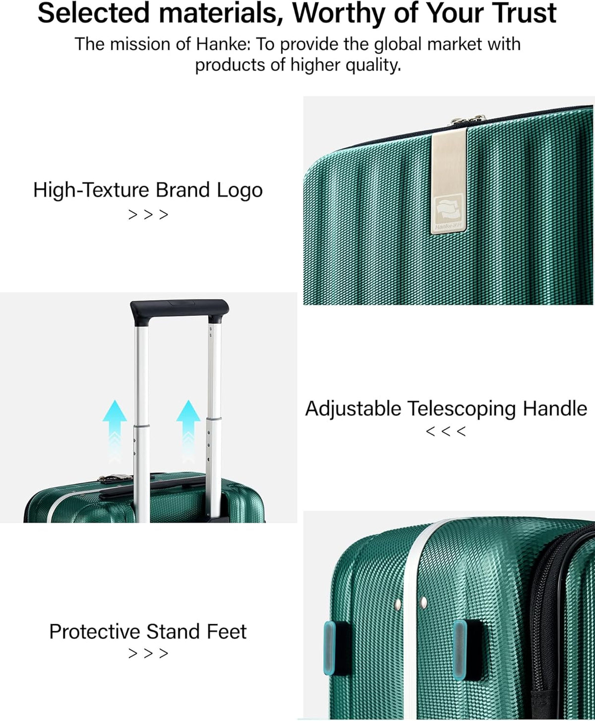 16 Inch Underseat Carry On Luggage with Wheels,Small Hard Shell Suitcases for Weekender,Top Opening Lightweight Travel Luggage Suitcase for Womem Men,Ivory White.