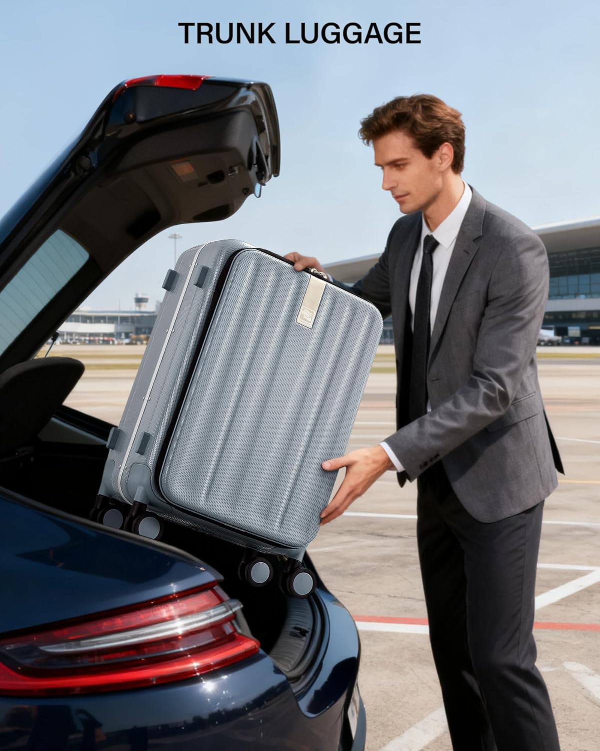 16 Inch Underseat Carry On Luggage with Wheels,Small Hard Shell Suitcases for Weekender,Top Opening Lightweight Travel Luggage Suitcase for Womem Men,Ivory White.