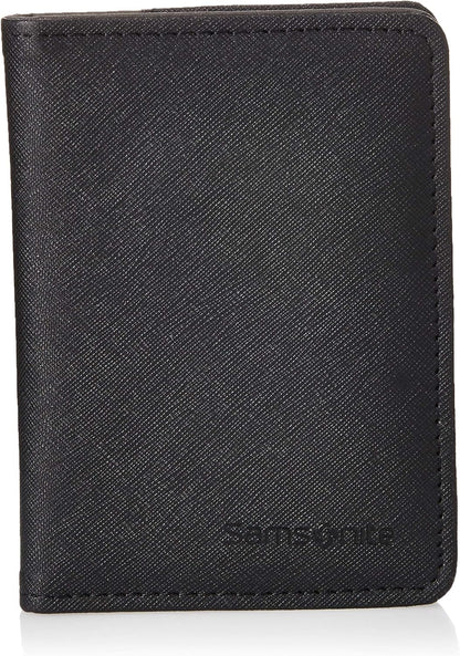 RFID Passport Wallet, Black, One Size
