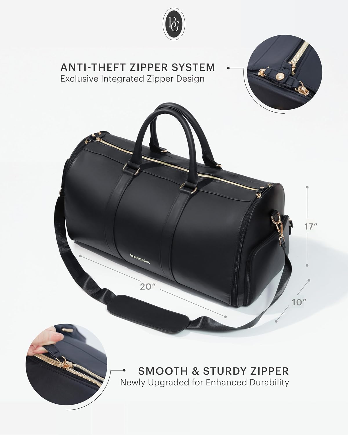 Travel Garment Bag Carry On, Convertible Garment Bags for Travel Suits and Dresses Folding, Garment Duffle Bags for Travel Carry On, Garment Duffel Bags for Travel, Carry on Garment Bag
