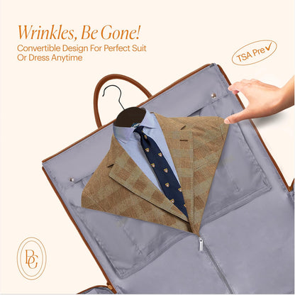 Travel Garment Bag Carry On, Convertible Garment Bags for Travel Suits and Dresses Folding, Garment Duffle Bags for Travel Carry On, Garment Duffel Bags for Travel, Carry on Garment Bag