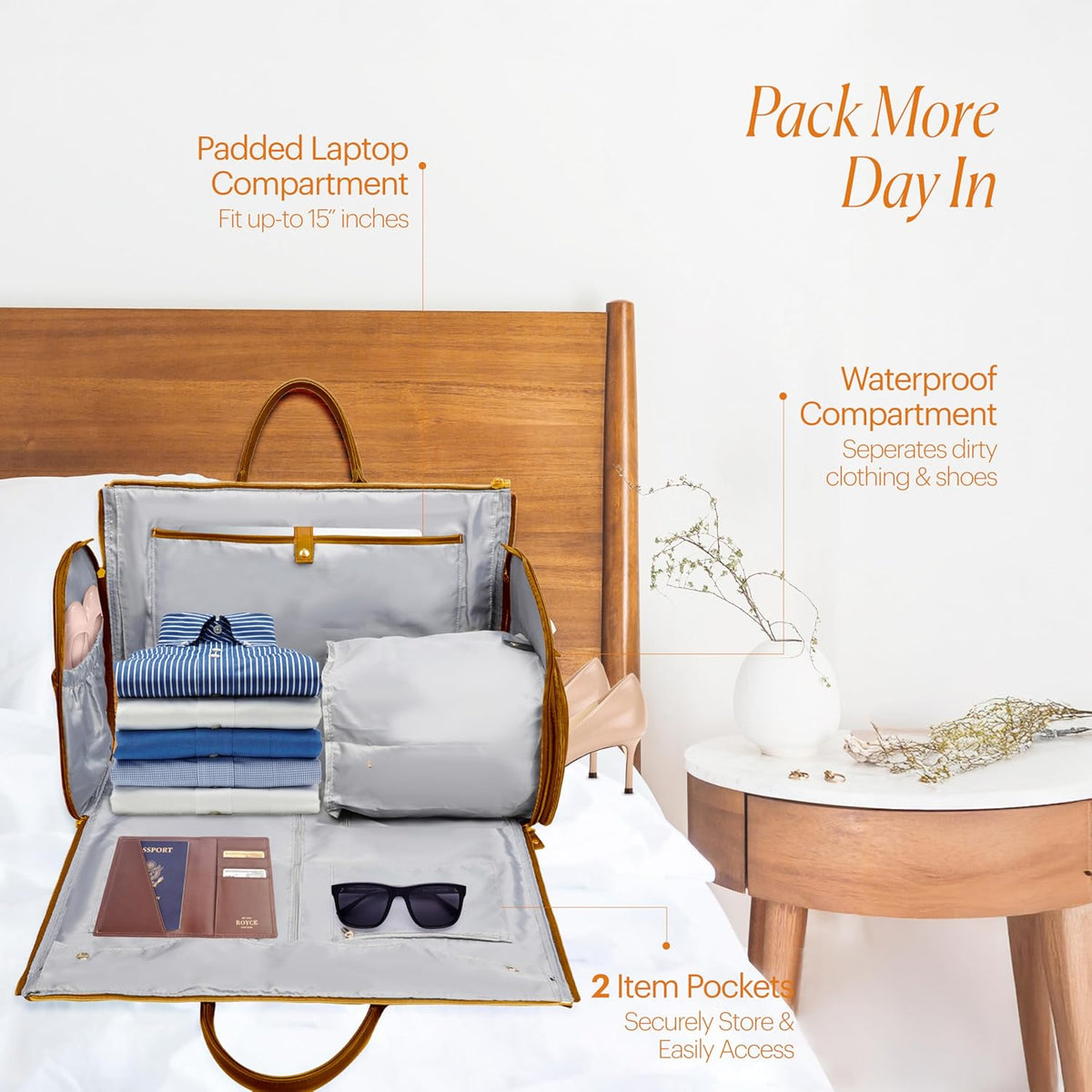 Travel Garment Bag Carry On, Convertible Garment Bags for Travel Suits and Dresses Folding, Garment Duffle Bags for Travel Carry On, Garment Duffel Bags for Travel, Carry on Garment Bag