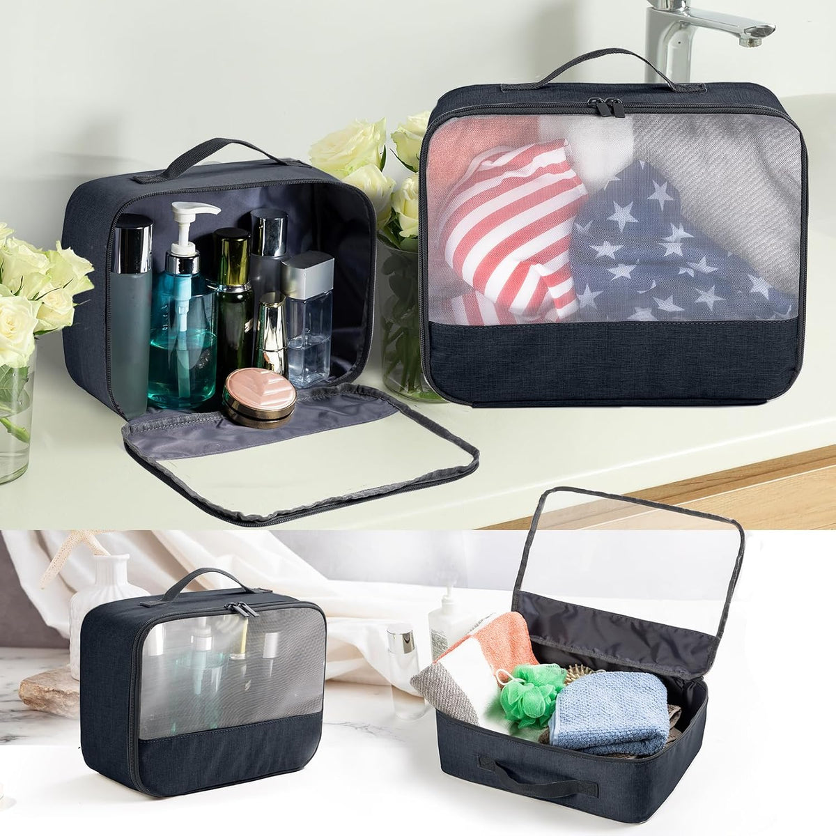 2in1 Garment Bags for Hanging Clothes - Suit Duffle Bag for Travel - Large Personal Item Travel Bag for Men Women, Convertible Carry On Bags for Dance Dress, Weekender Bag Luggage Bag