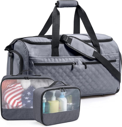 2in1 Garment Bags for Hanging Clothes - Suit Duffle Bag for Travel - Large Personal Item Travel Bag for Men Women, Convertible Carry On Bags for Dance Dress, Weekender Bag Luggage Bag