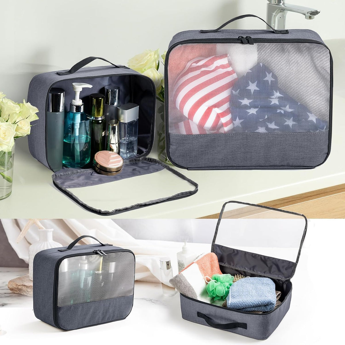 2in1 Garment Bags for Hanging Clothes - Suit Duffle Bag for Travel - Large Personal Item Travel Bag for Men Women, Convertible Carry On Bags for Dance Dress, Weekender Bag Luggage Bag
