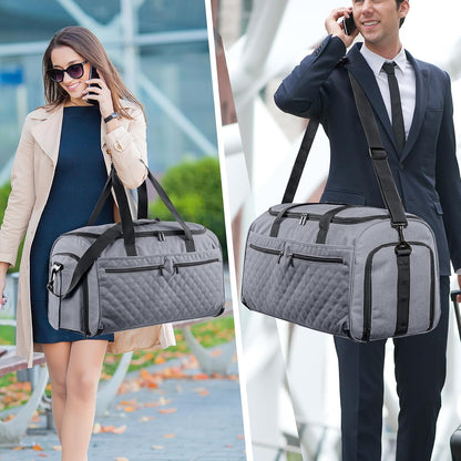 2in1 Garment Bags for Hanging Clothes - Suit Duffle Bag for Travel - Large Personal Item Travel Bag for Men Women, Convertible Carry On Bags for Dance Dress, Weekender Bag Luggage Bag
