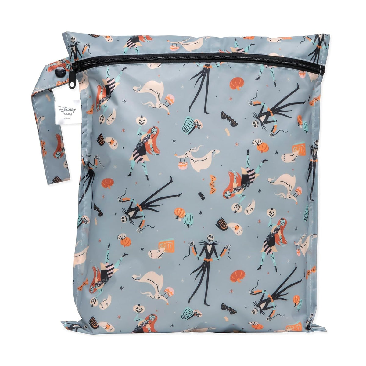 Disney Waterproof Wet Bag for Baby, Travel, Swim Suit, Cloth Diapers, Pump Parts, Pool, Beach, Gym Clothes, Toiletry, Hook to Stroller, Daycare, Zip Reusable Wetdry Packing, Minnie Mouse Icon
