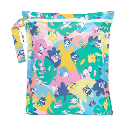 Disney Waterproof Wet Bag for Baby, Travel, Swim Suit, Cloth Diapers, Pump Parts, Pool, Beach, Gym Clothes, Toiletry, Hook to Stroller, Daycare, Zip Reusable Wetdry Packing, Minnie Mouse Icon