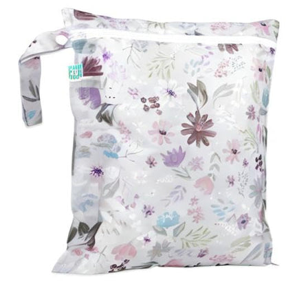 Disney Waterproof Wet Bag for Baby, Travel, Swim Suit, Cloth Diapers, Pump Parts, Pool, Beach, Gym Clothes, Toiletry, Hook to Stroller, Daycare, Zip Reusable Wetdry Packing, Minnie Mouse Icon