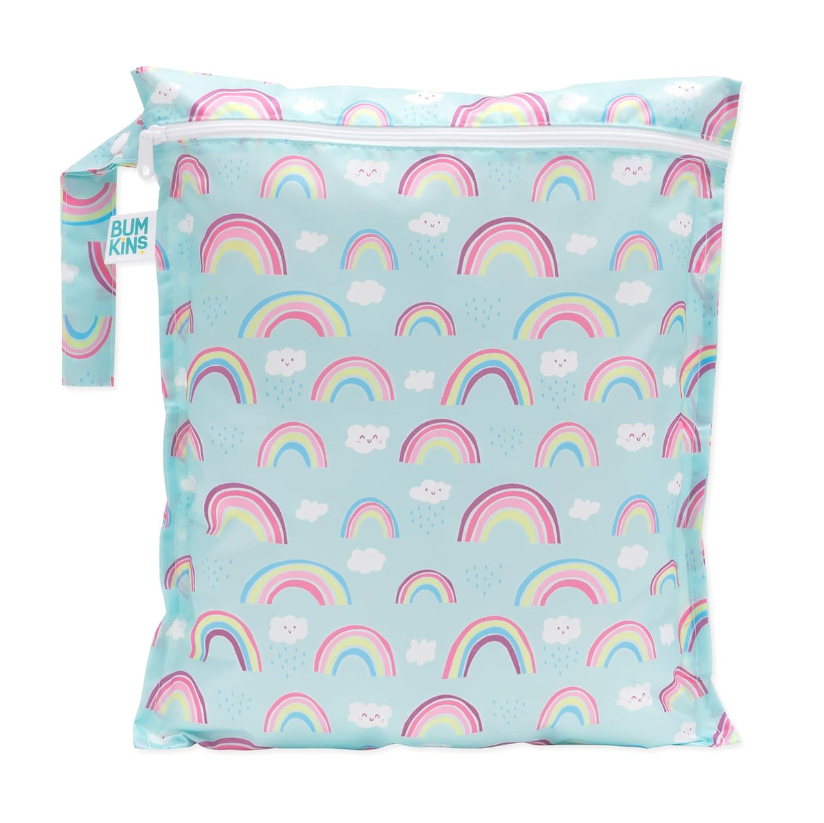 Disney Waterproof Wet Bag for Baby, Travel, Swim Suit, Cloth Diapers, Pump Parts, Pool, Beach, Gym Clothes, Toiletry, Hook to Stroller, Daycare, Zip Reusable Wetdry Packing, Minnie Mouse Icon
