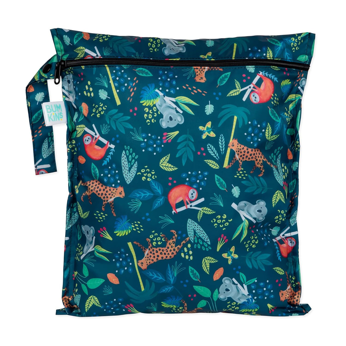 Disney Waterproof Wet Bag for Baby, Travel, Swim Suit, Cloth Diapers, Pump Parts, Pool, Beach, Gym Clothes, Toiletry, Hook to Stroller, Daycare, Zip Reusable Wetdry Packing, Minnie Mouse Icon