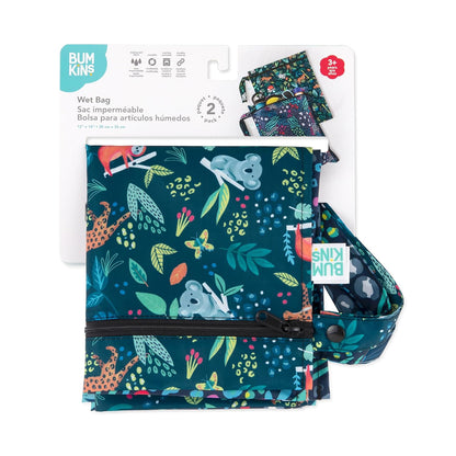 Disney Waterproof Wet Bag for Baby, Travel, Swim Suit, Cloth Diapers, Pump Parts, Pool, Beach, Gym Clothes, Toiletry, Hook to Stroller, Daycare, Zip Reusable Wetdry Packing, Minnie Mouse Icon