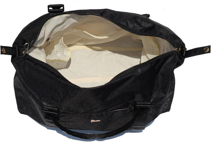 Travel Tote Duffel Gym Bag,Weekender Overnight Carry-on Tote Crossbody Bag with Wet Pocket and Trolley Sleeve Upgraded