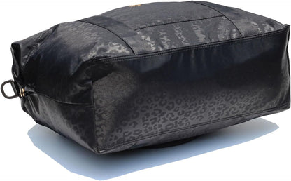 Travel Tote Duffel Gym Bag,Weekender Overnight Carry-on Tote Crossbody Bag with Wet Pocket and Trolley Sleeve Upgraded