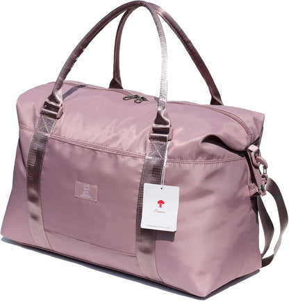 Travel Tote Duffel Gym Bag,Weekender Overnight Carry-on Tote Crossbody Bag with Wet Pocket and Trolley Sleeve Upgraded