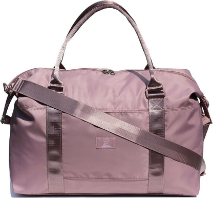 Travel Tote Duffel Gym Bag,Weekender Overnight Carry-on Tote Crossbody Bag with Wet Pocket and Trolley Sleeve Upgraded