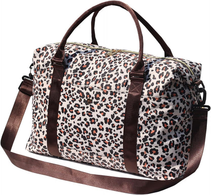 Travel Tote Duffel Gym Bag,Weekender Overnight Carry-on Tote Crossbody Bag with Wet Pocket and Trolley Sleeve Upgraded