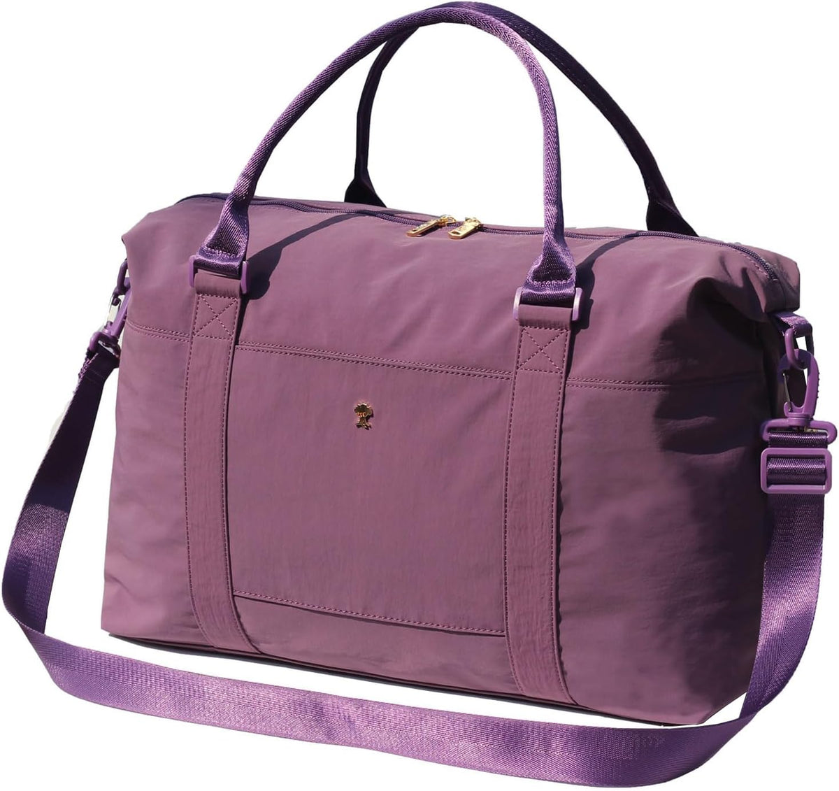 Travel Tote Duffel Gym Bag,Weekender Overnight Carry-on Tote Crossbody Bag with Wet Pocket and Trolley Sleeve Upgraded