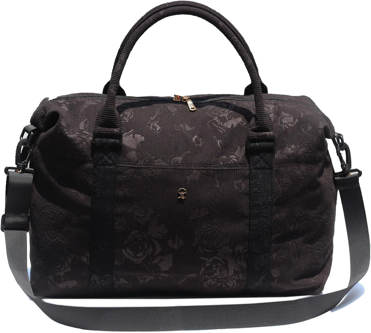 Travel Tote Duffel Gym Bag,Weekender Overnight Carry-on Tote Crossbody Bag with Wet Pocket and Trolley Sleeve Upgraded