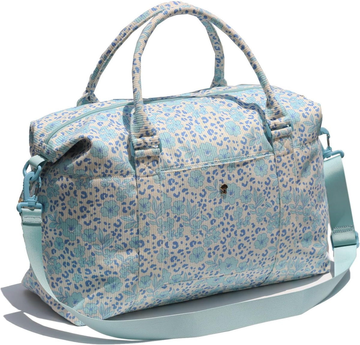 Travel Tote Duffel Gym Bag,Weekender Overnight Carry-on Tote Crossbody Bag with Wet Pocket and Trolley Sleeve Upgraded