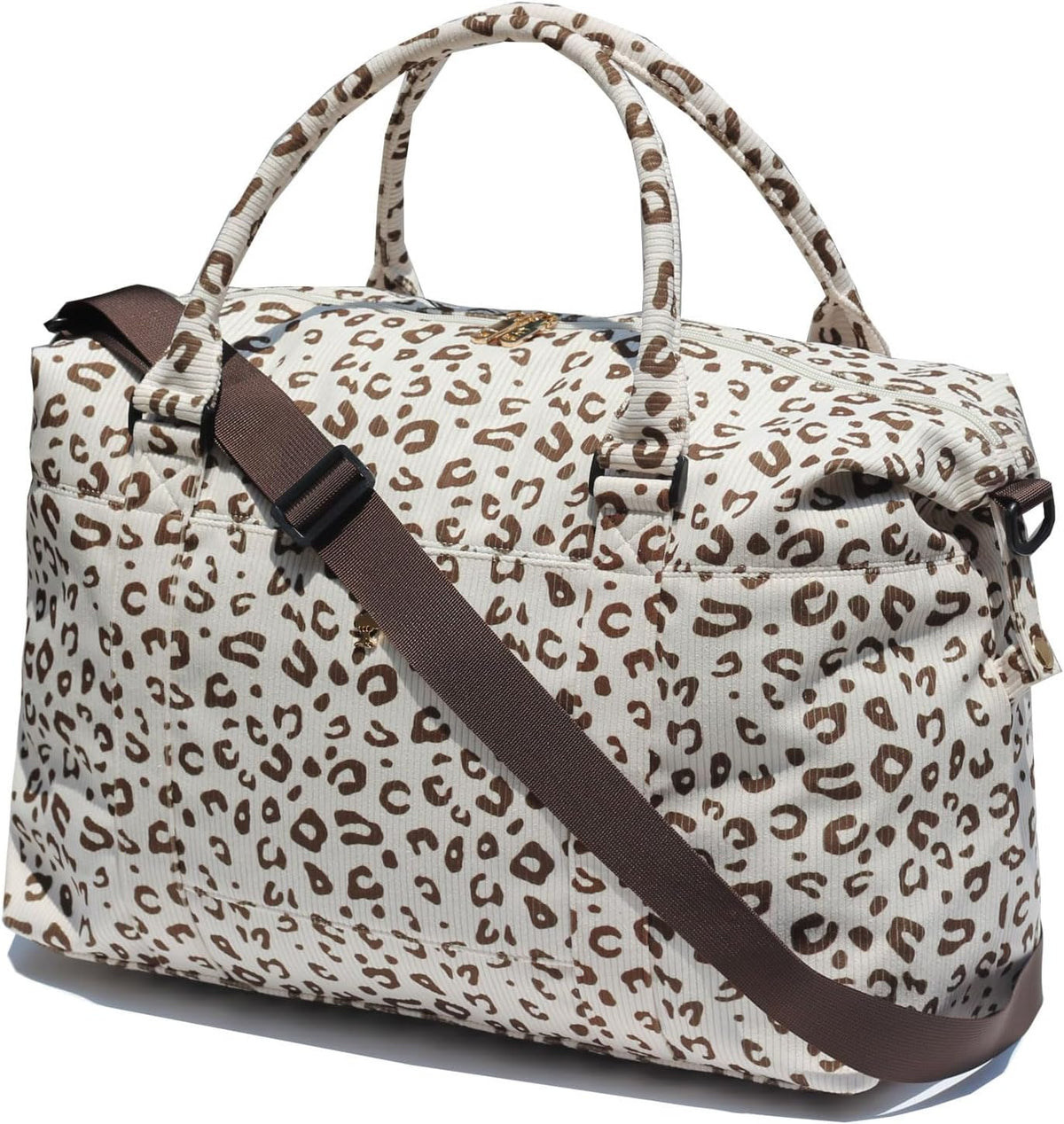 Travel Tote Duffel Gym Bag,Weekender Overnight Carry-on Tote Crossbody Bag with Wet Pocket and Trolley Sleeve Upgraded