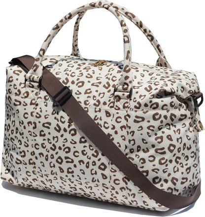 Travel Tote Duffel Gym Bag,Weekender Overnight Carry-on Tote Crossbody Bag with Wet Pocket and Trolley Sleeve Upgraded