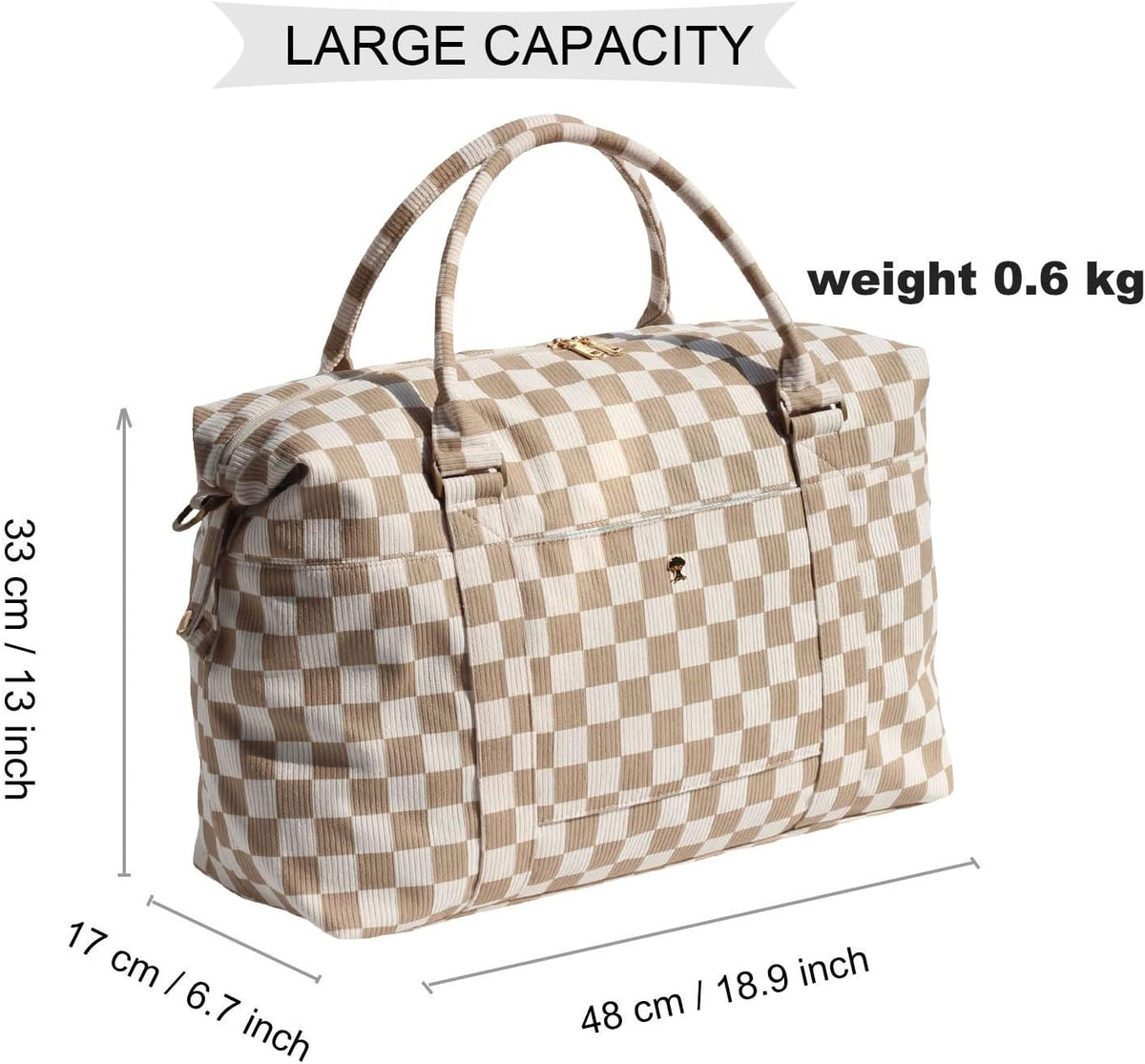 Travel Tote Duffel Gym Bag,Weekender Overnight Carry-on Tote Crossbody Bag with Wet Pocket and Trolley Sleeve Upgraded