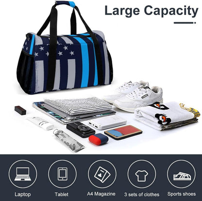 Lightweight Weekender Overnight Bag Foldable Travel Duffel Tote Bag Carry On for Women Gym Luggage