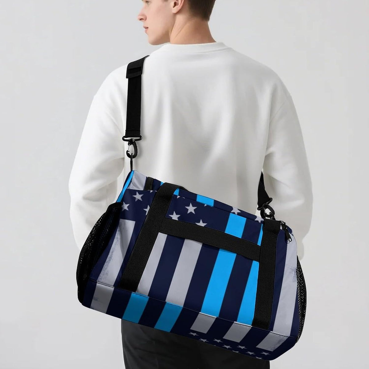 Lightweight Weekender Overnight Bag Foldable Travel Duffel Tote Bag Carry On for Women Gym Luggage