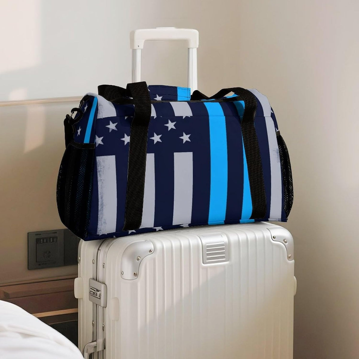 Lightweight Weekender Overnight Bag Foldable Travel Duffel Tote Bag Carry On for Women Gym Luggage