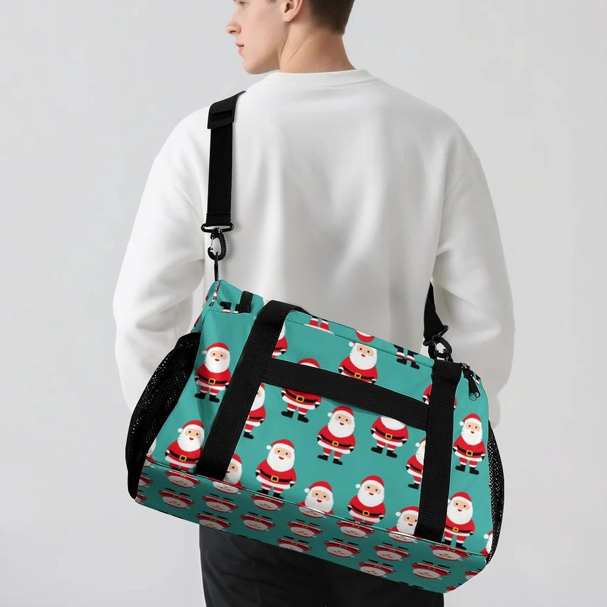 Lightweight Weekender Overnight Bag Foldable Travel Duffel Tote Bag Carry On for Women Gym Luggage