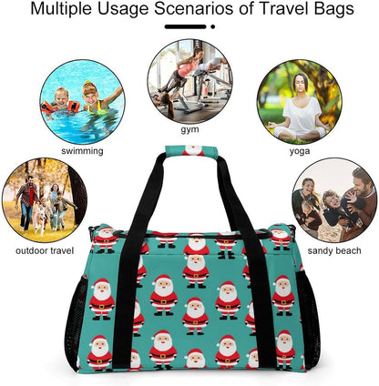 Lightweight Weekender Overnight Bag Foldable Travel Duffel Tote Bag Carry On for Women Gym Luggage