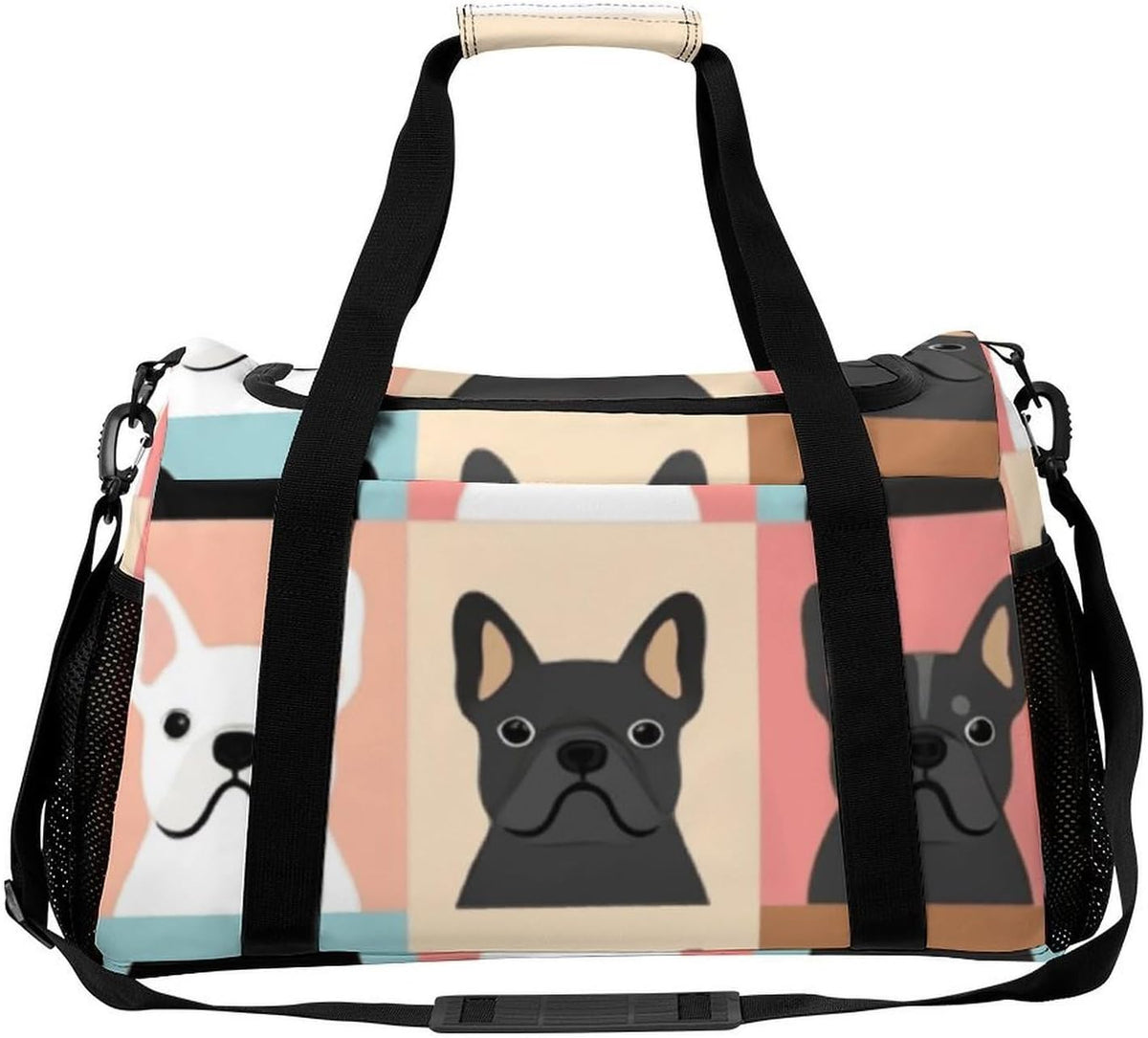 Lightweight Weekender Overnight Bag Foldable Travel Duffel Tote Bag Carry On for Women Gym Luggage
