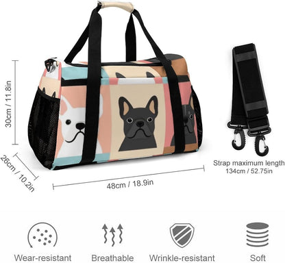 Lightweight Weekender Overnight Bag Foldable Travel Duffel Tote Bag Carry On for Women Gym Luggage