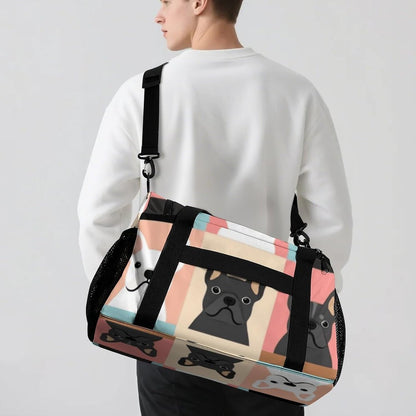 Lightweight Weekender Overnight Bag Foldable Travel Duffel Tote Bag Carry On for Women Gym Luggage