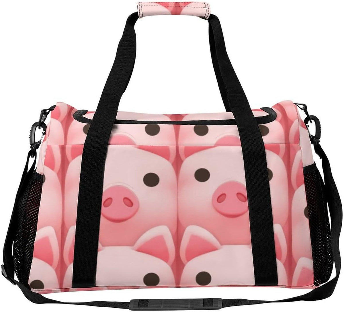 Lightweight Weekender Overnight Bag Foldable Travel Duffel Tote Bag Carry On for Women Gym Luggage