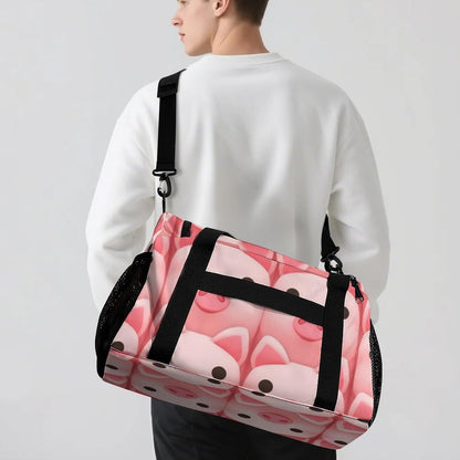 Lightweight Weekender Overnight Bag Foldable Travel Duffel Tote Bag Carry On for Women Gym Luggage