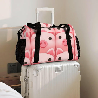 Lightweight Weekender Overnight Bag Foldable Travel Duffel Tote Bag Carry On for Women Gym Luggage