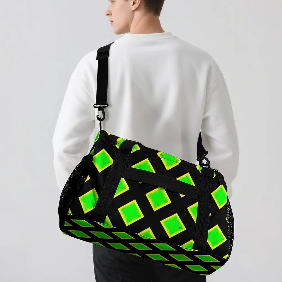 Lightweight Weekender Overnight Bag Foldable Travel Duffel Tote Bag Carry On for Women Gym Luggage