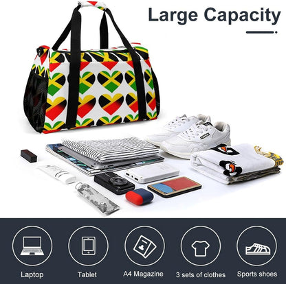 Lightweight Weekender Overnight Bag Foldable Travel Duffel Tote Bag Carry On for Women Gym Luggage