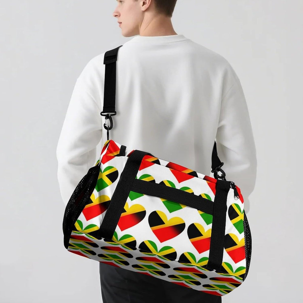 Lightweight Weekender Overnight Bag Foldable Travel Duffel Tote Bag Carry On for Women Gym Luggage