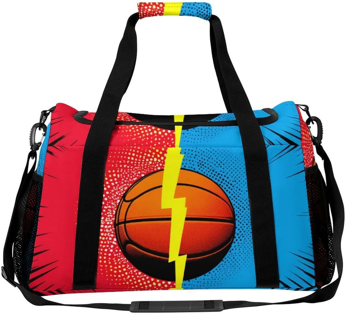 Lightweight Weekender Overnight Bag Foldable Travel Duffel Tote Bag Carry On for Women Gym Luggage