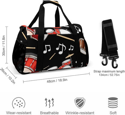 Lightweight Weekender Overnight Bag Foldable Travel Duffel Tote Bag Carry On for Women Gym Luggage