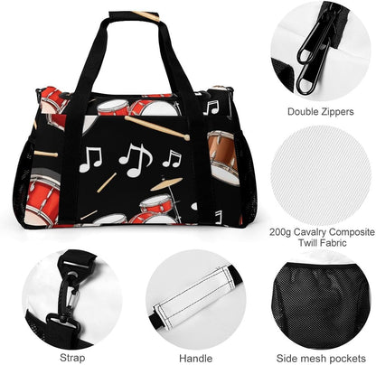 Lightweight Weekender Overnight Bag Foldable Travel Duffel Tote Bag Carry On for Women Gym Luggage