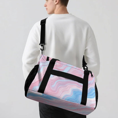 Lightweight Weekender Overnight Bag Foldable Travel Duffel Tote Bag Carry On for Women Gym Luggage