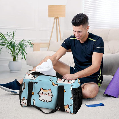Lightweight Weekender Overnight Bag Foldable Travel Duffel Tote Bag Carry On for Women Gym Luggage