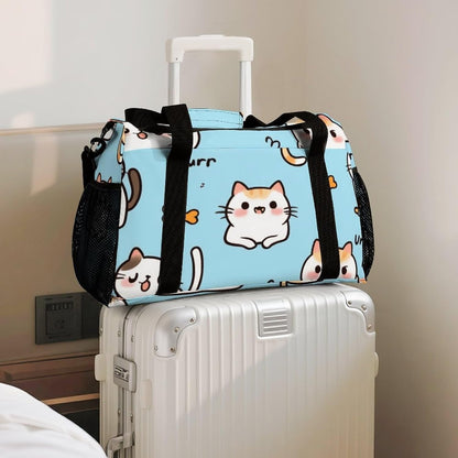 Lightweight Weekender Overnight Bag Foldable Travel Duffel Tote Bag Carry On for Women Gym Luggage